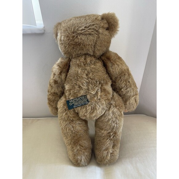 Vintage Vermont Teddy Bear Co. Plush Jointed Poseable Bear 16” EC - Picture 3 of 5
